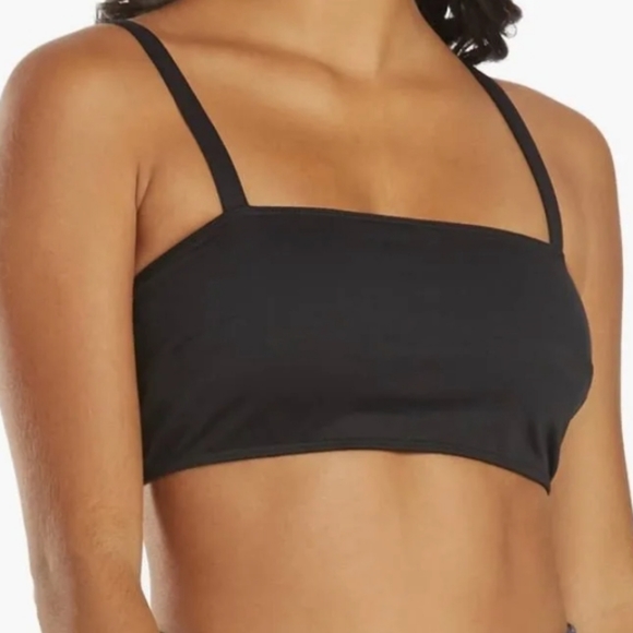 FREE PEOPLE Movement Very Prairie Sports Bra Black Low Impact Size S NWT FPS020 - Picture 2 of 15